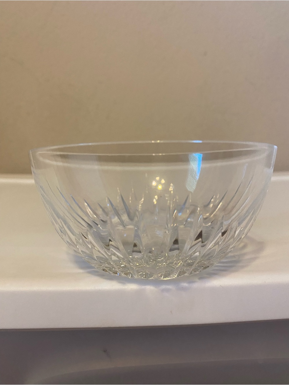 Baccarat Crystal Massena finger bowl - discontinued pattern!